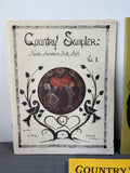 (B) Trio of Country Sampler: North American Folk Art Books by Jo Sonja & Jerry Jansen