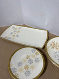 9-Piece Melamine Snowflake Dish Set