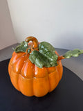 Valerie by Cumberland Design Group Ceramic Lidded Pumpkin Soup Tureen with Ladle
