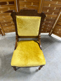 Vintage Chair with Front Casters
