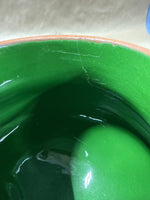 Footed Mexican Pottery Bean Pot READ DESCRIPTION