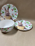 Radish Mopsy Bunny 4-Piece Set (B)