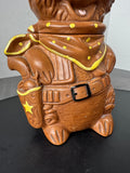 Twin Winton Vintage Sheriff Bunny Cookie Jar AS IS (READ DESCRIPTION CAREFULLY)
