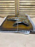 Rustic Metal Leaf Wall Art (2)
