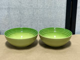 Le Creuset Vibrant Light Green 2 pc Cereal Bowls