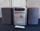 Sony Compact Disc Deck Receiver with Pair of Bookshelf Speakers & Remote
