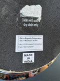 Globe Exports Corporation India 2 Tier Silver Tone Deer Server with Rhinestone Accents