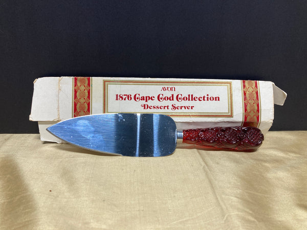 Avon 1876 Cape Cod Collection Dessert Server w/ Box