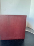 Brown Painted Wooden 3-Drawer Storage Unit