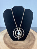 UNO DE 50 "Pearl of Wisdom" Silver Plated Pearl Necklace