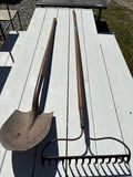 F-Stiff Rake and Shovel Lot