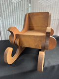 Primitive Style Piece-Together Wooden Decorative Sleigh