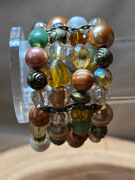 Multi Layered Beaded Bracelet
