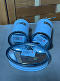 Chrome & White Bath Accessories Lot