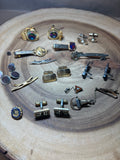 Lot of Cuff Links, Clips & Pins