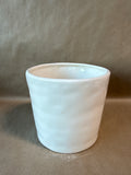 Bloom White Ceramic Planter