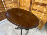 Antique Oval Tilt Top Table