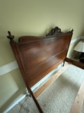 ***AS IS*** Antique Bed on Casters; Full/Double