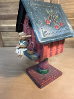 (A) The Pit Stop Bear Birdhouse