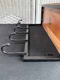 Wall Hanging Shelf With 5 Hooks