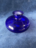 Lundberg Studios 1986 Signed/Numbered Cobalt Blue Glass Perfume Bottle