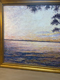 Two Cypress Trees Original Painting by Local Artist, Ginger Olansen; Signed