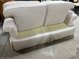 Off White Sherrill Sofa (B)  ***HEAVY ITEM*** Read Details on Pickup Policy