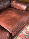 Hancock & Moore Leather Love Seat***HEAVY ITEM*** READ DETAILS ON PICK UP POLICY***