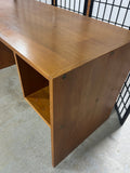 Mid Century StyleTeak Veneer Desk(B)***HEAVY ITEM***READ DETAILS ON PICK UP POLICY***