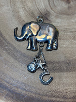 Elephant Pendant with Charms