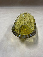 Yellow Starburst Anchor Hocking Candy Dish