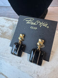 Birch Hill Vintage Gold Tone Clip Earrings