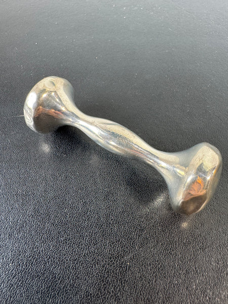 Antique Lullaby 1900 Sterling Silver Baby Rattle
