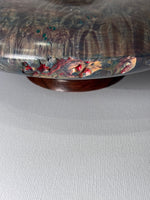 Signed & Numbered Wooden Vessel with Unique Raw Accent