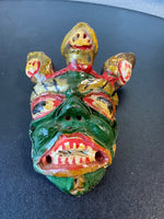 (G) Indonesian Hand Made Clay Garuda Mask