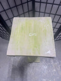 Plaster Column Plant Stand