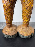 Gouro Vintage Wooden Zamble Mask Statue