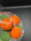 Clear Acrylic Fruit Paperweight