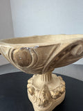 Milano Designs Ornate Plaster Pedestal Bird Bath