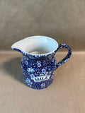 Floral Calico Burleigh Staffordshire England Milk Pitcher