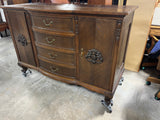 Antique Carved 2 Piece Ornate Hutch***HEAVY ITEM***READ DETAILS ON PICK UP POLICY***