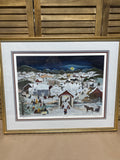 Moon Glow Folk Art Print by Will Moses; Signed & Numbered (93/350)