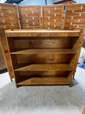 4 ft Sturdy Bookcase with Fixed Shelves