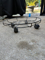 D- Black Metal Plant Dolly
