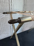 Brass Vintage Folding Luggage Rack