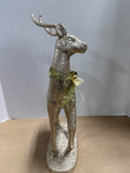 Glitter Gold Christmas Reindeer