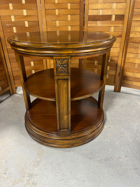 Ethan Allen Round Side Table
