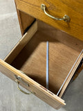 Two Drawer Oak Tone File Cabinet