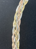 Sterling Multi-Tone Braided Choker