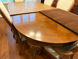 Thomasville Dining Table with 6 Chairs, 2 Leaves, and Pads***HEAVY ITEM***READ DETAILS ON PICK UP POLICY***